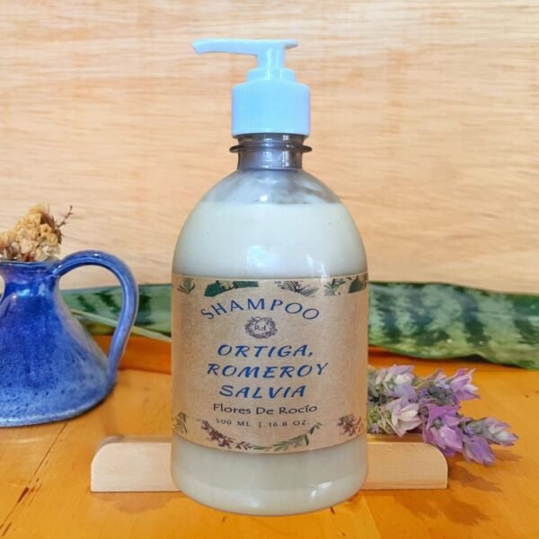 Shampoo de Ortiga, romero y salvia