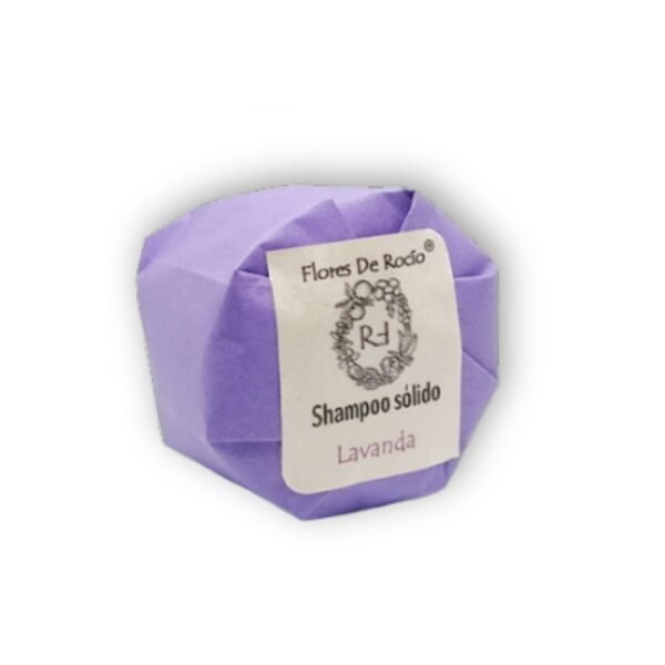 Shampoo solido de lavanda